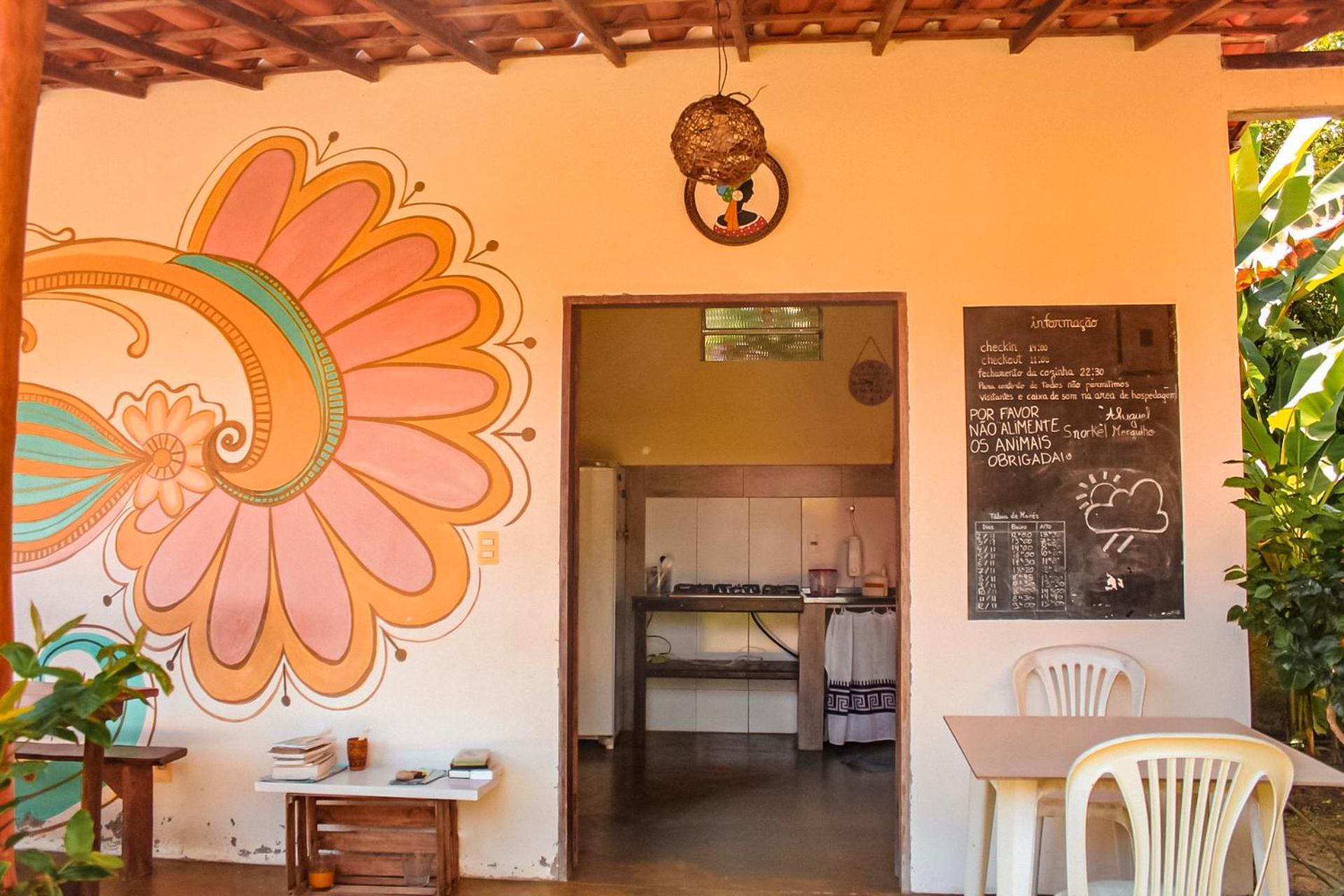 Family Guest House Velha Boipeba Bagian luar foto