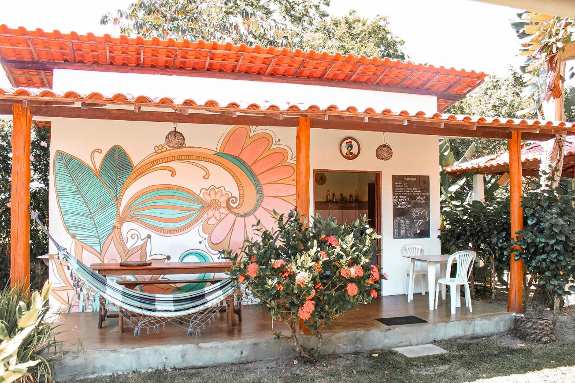 Family Guest House Velha Boipeba Bagian luar foto